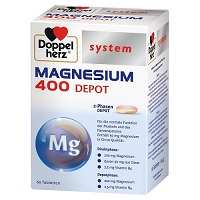 DOPPELHERZ Magnesium 400 Depot system Tabletten